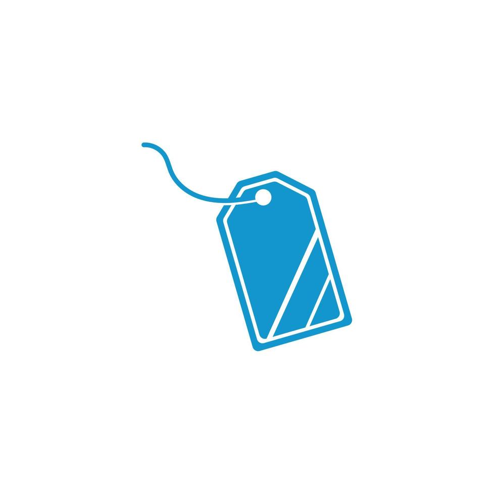 Price tag and price discount vector logo template.