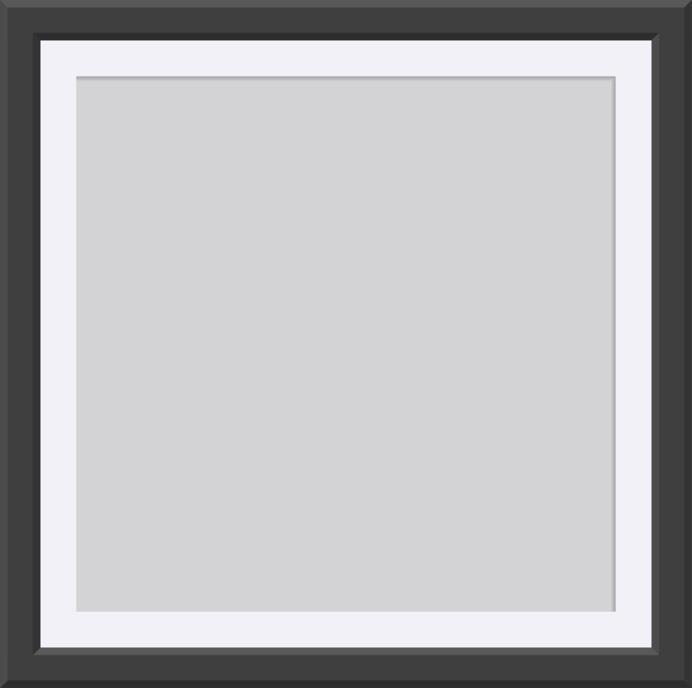 Black picture frame clip art png