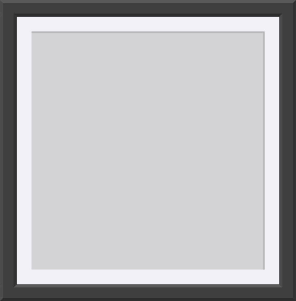 Black picture frame clip art png