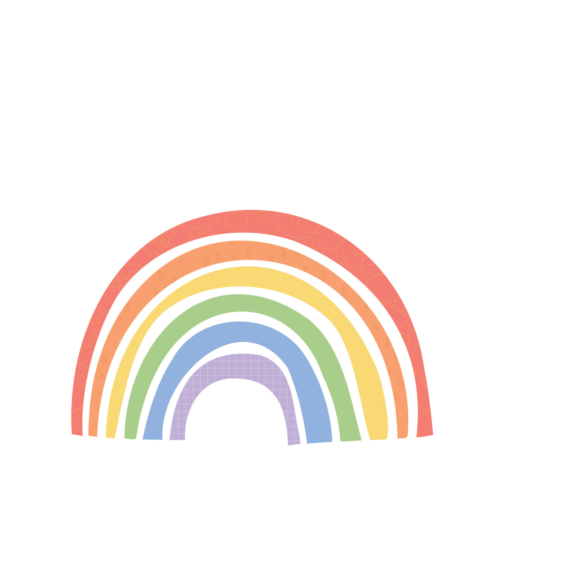 Pretty Rainbow Flat 22094681 Vector Art at Vecteezy