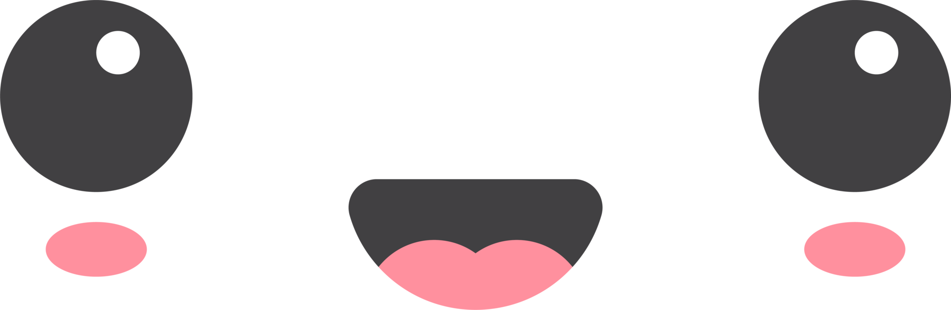 Cartoon emoji with facial expression png