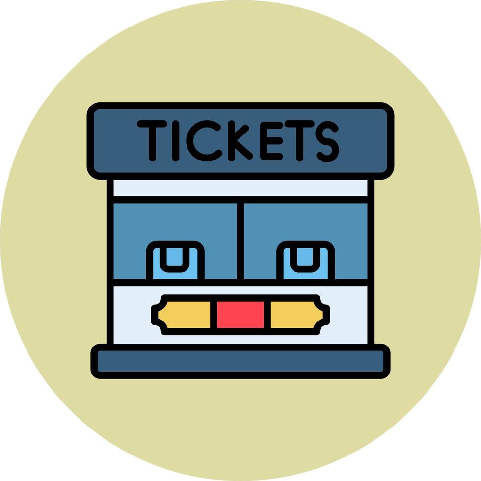 Ticket Booth Vector Icon