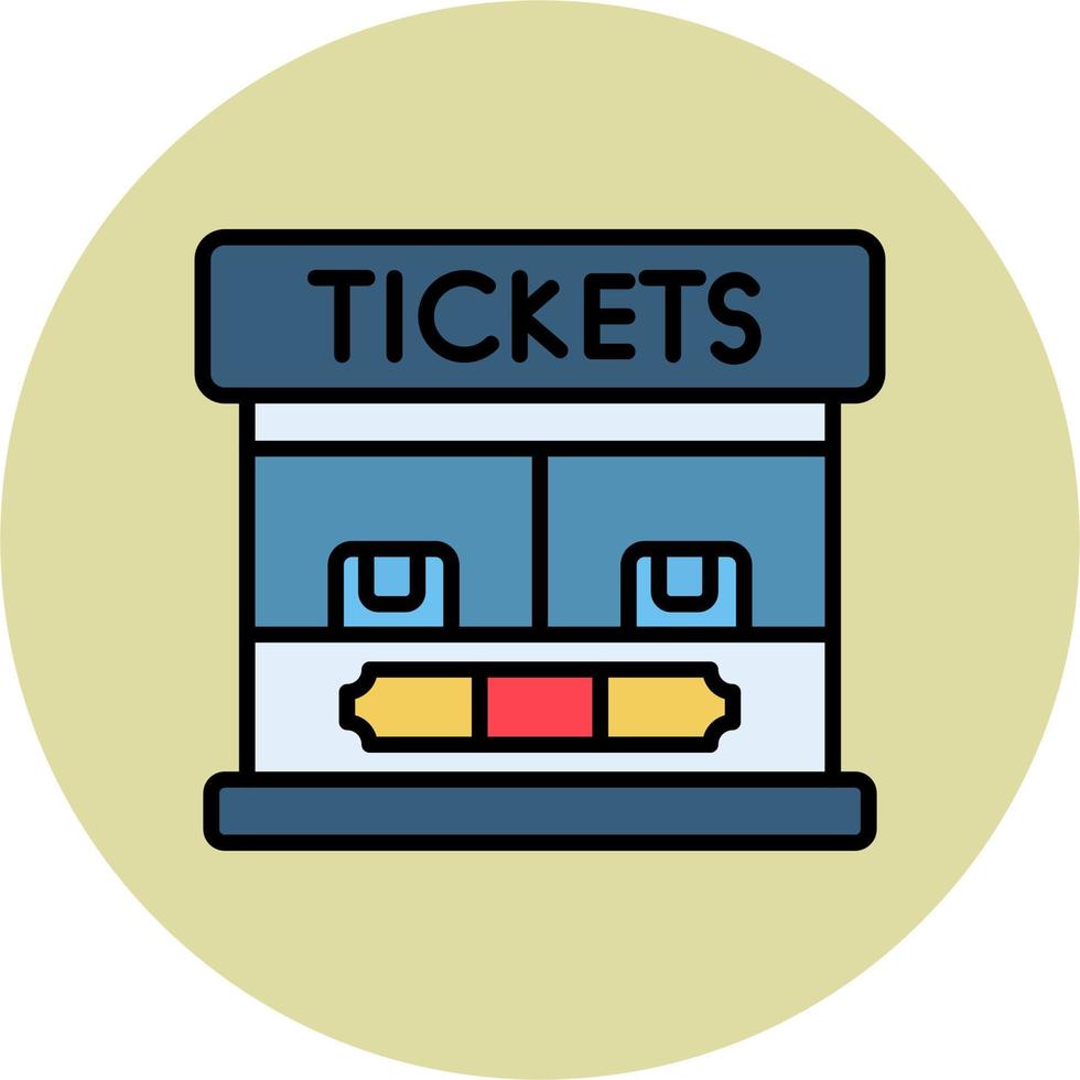 Ticket Booth Vector Icon