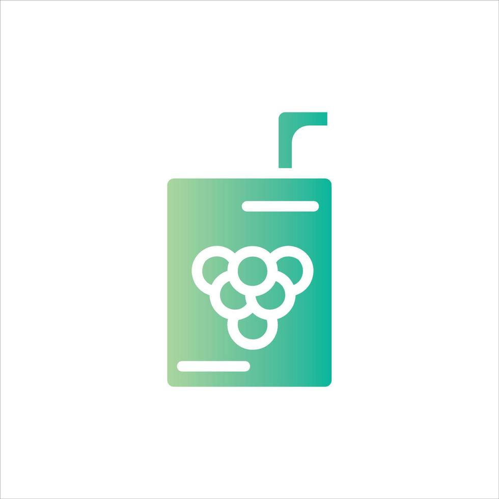 juice icon with isolated vektor and transparent background vector