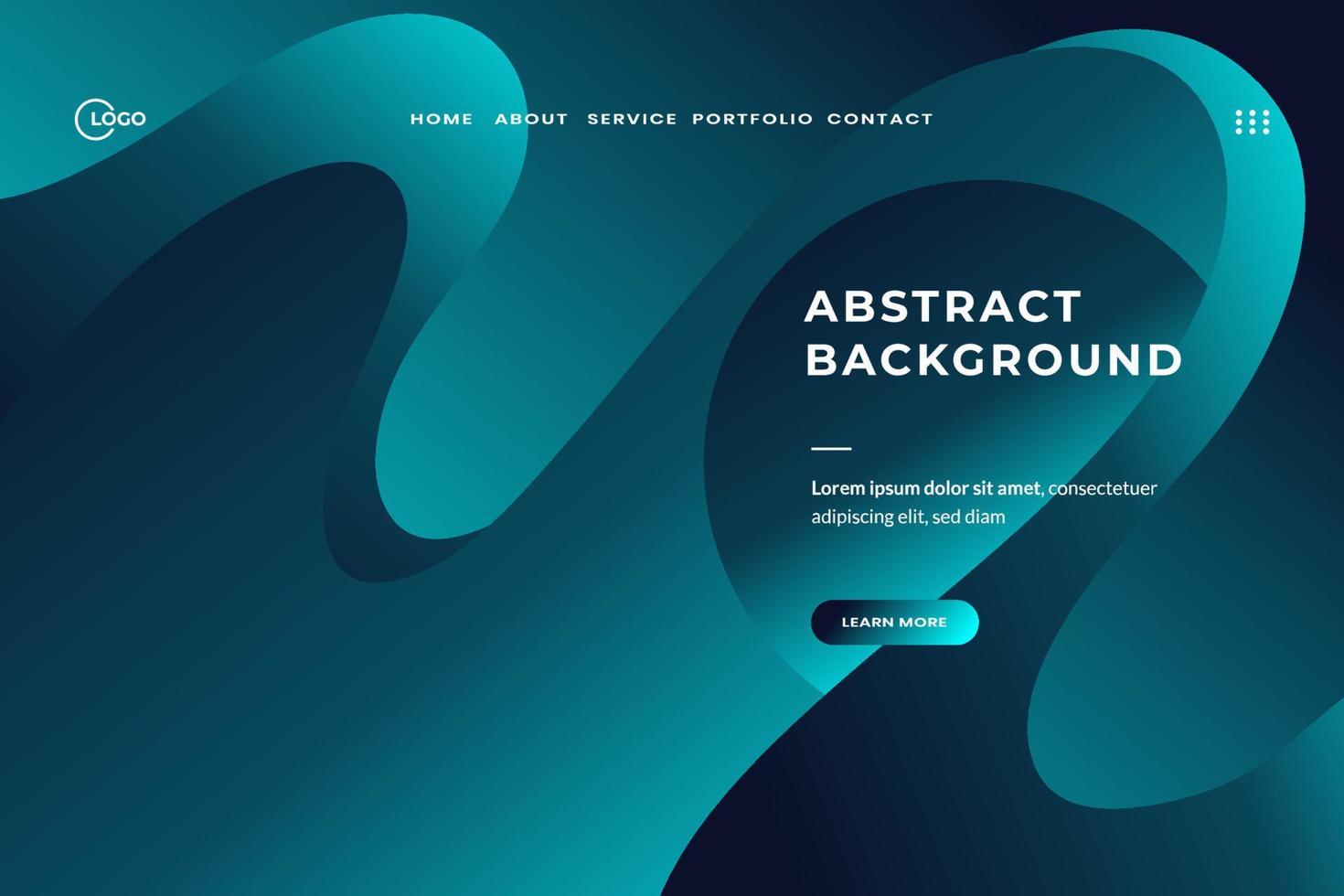 Wave Dynamic 3D abstract background with modern fluid shape concept and minimalist poster suitable for various design media, including banner, web, header, cover, billboard, flyer vector