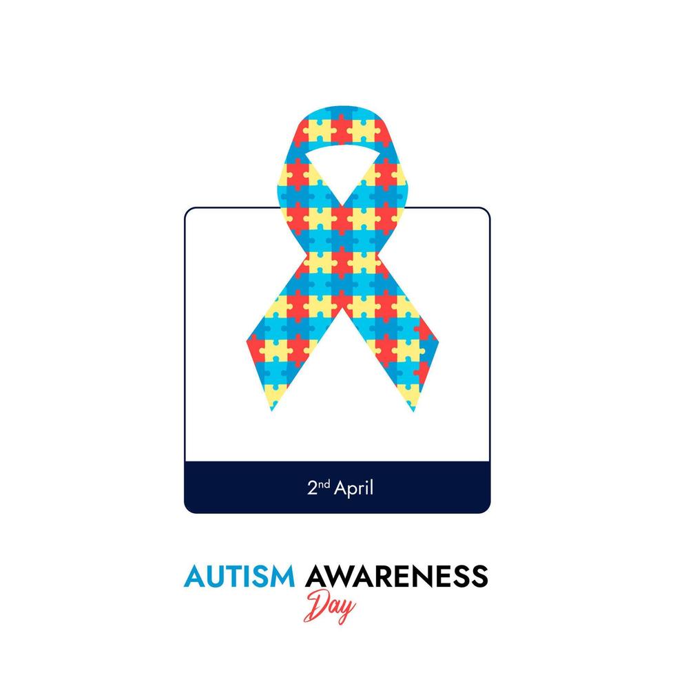 World Autism Awareness Day Social Media Post vector