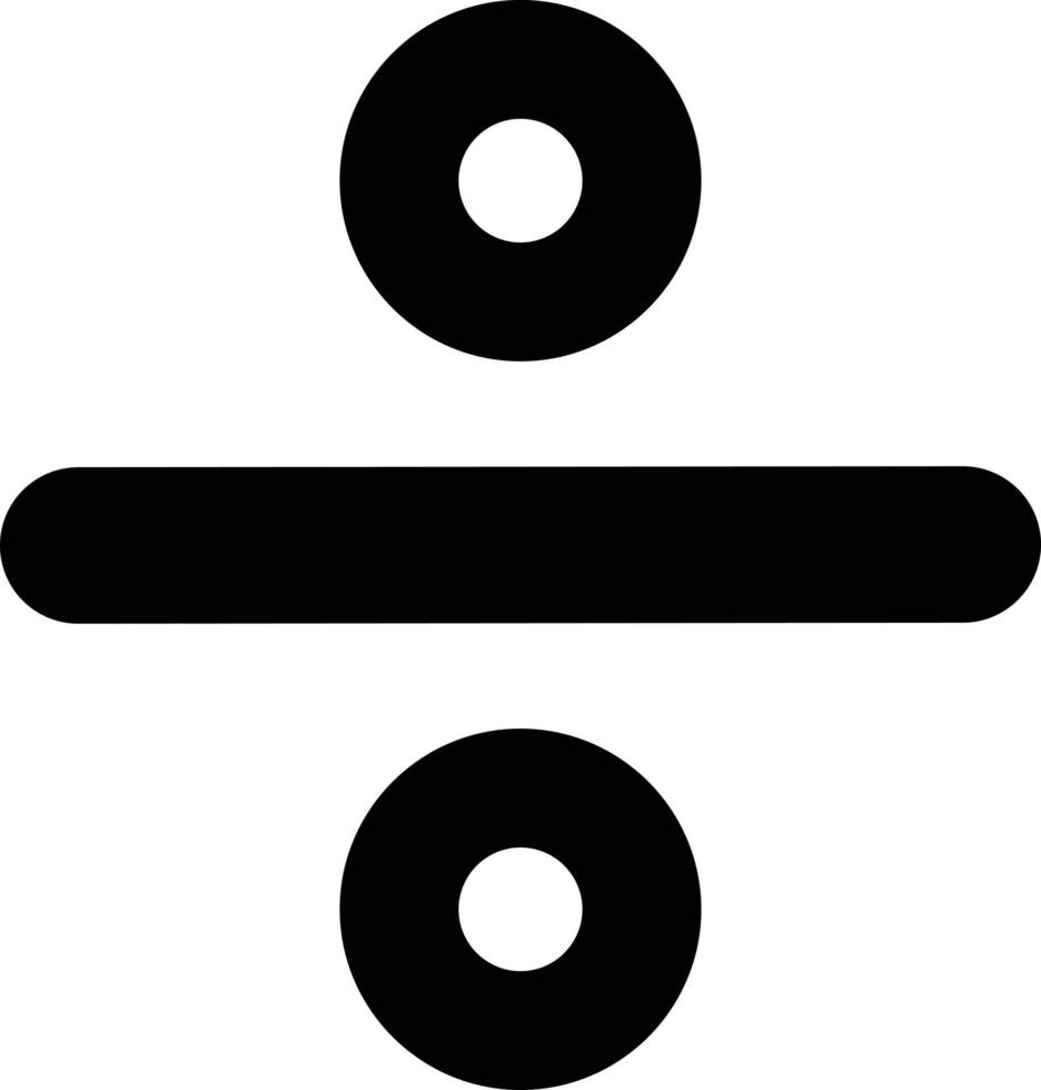 Divide Mathematics icon Vector Design isolated on white background