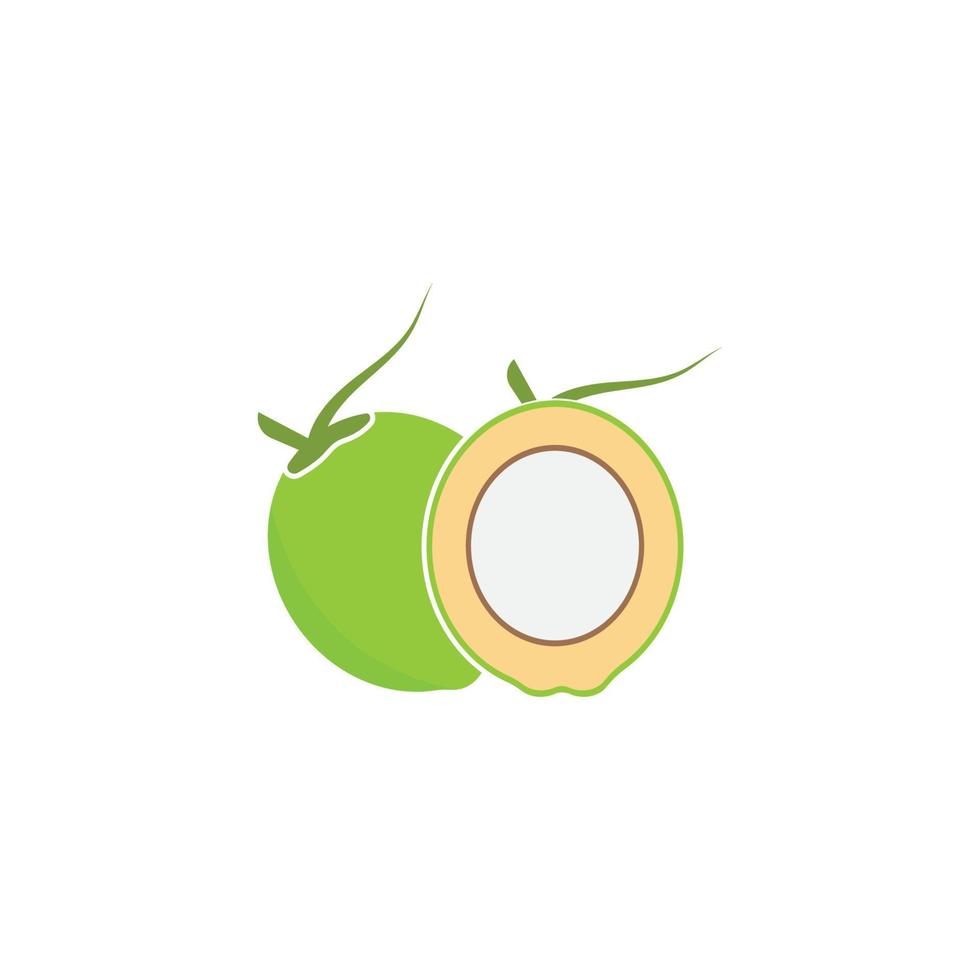 coconut vector icon illustration design