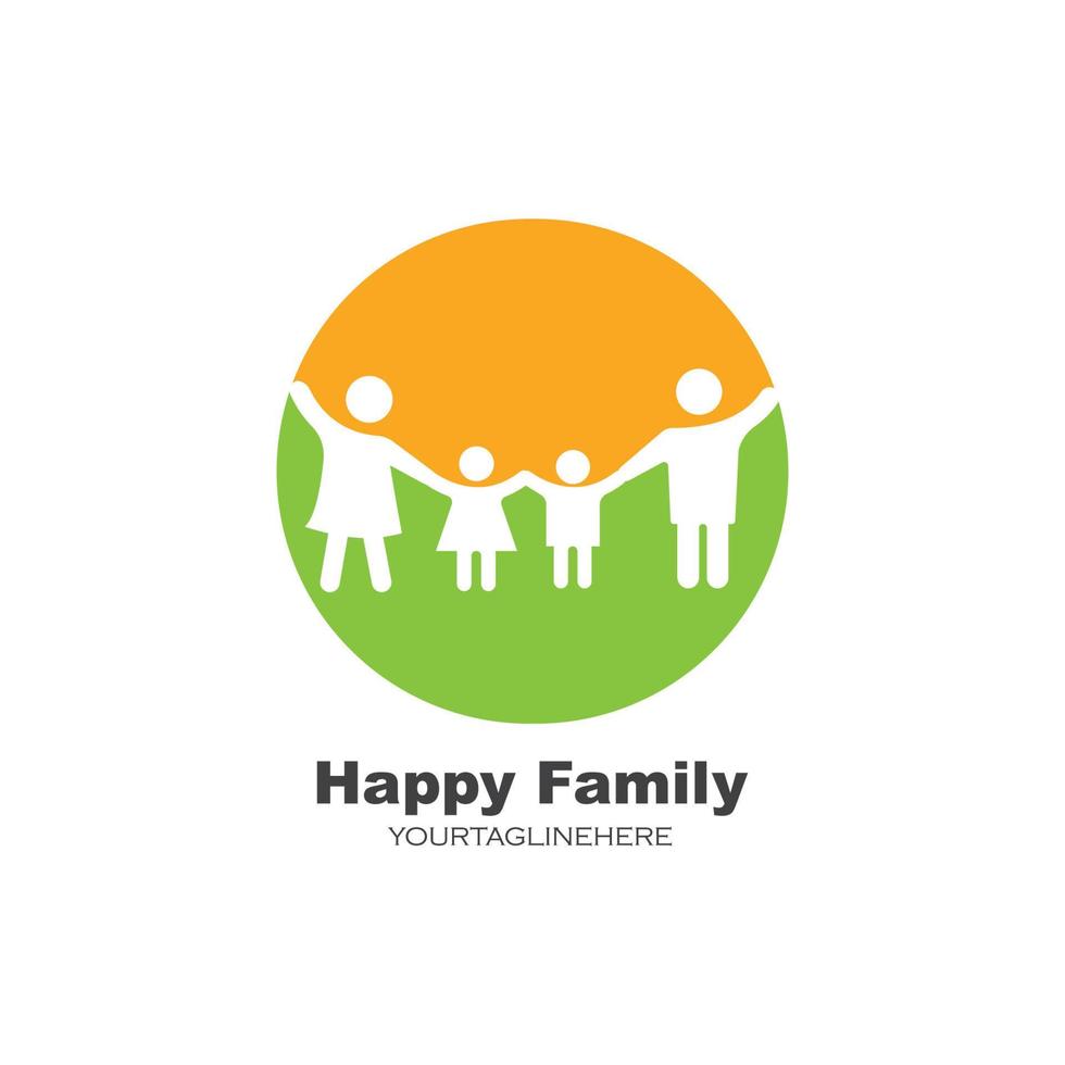 happy family vector icon illustration design