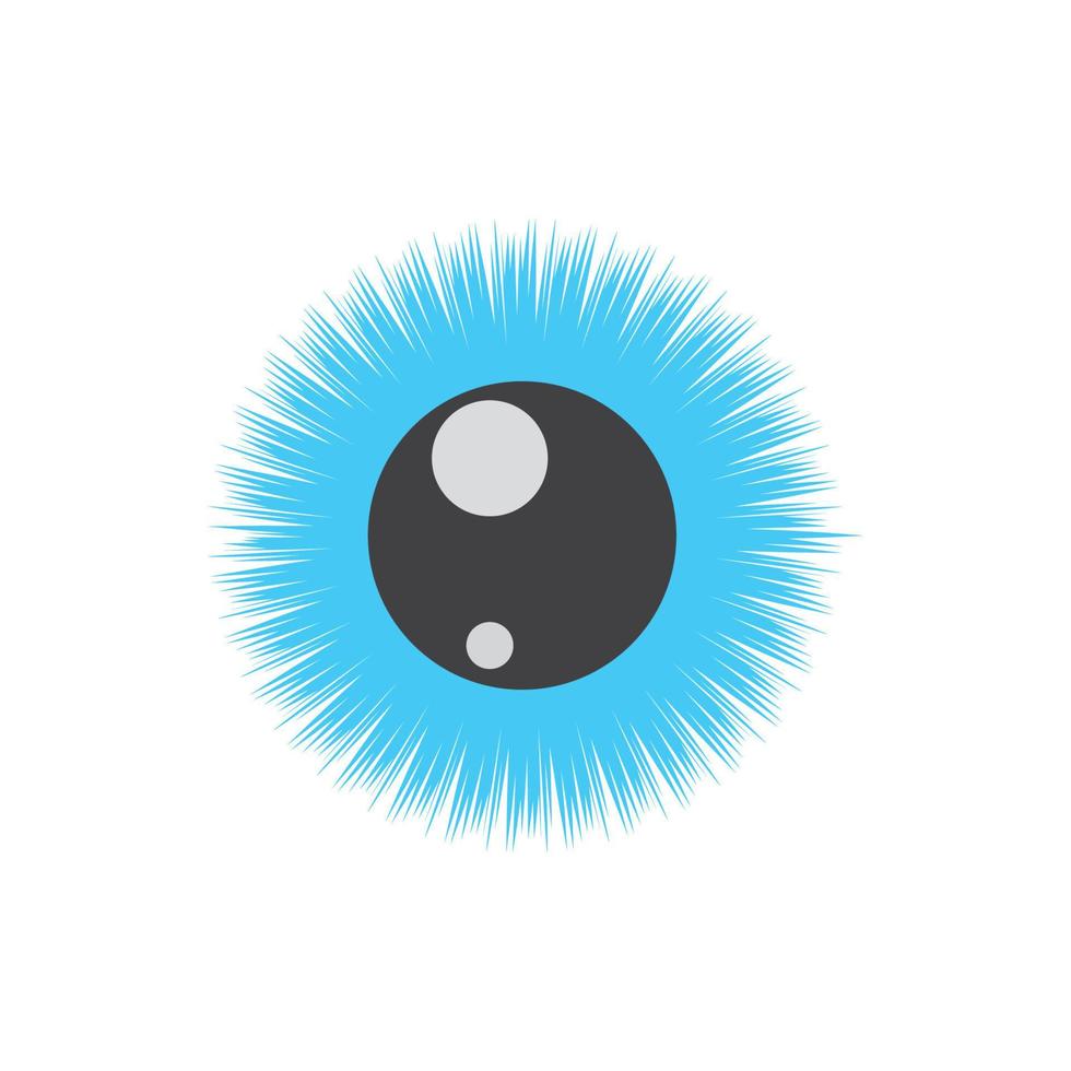 optical eye icon Logo vector Template illustration