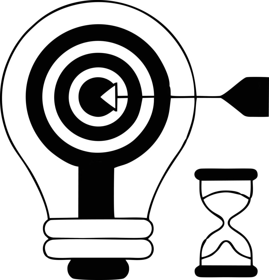 Idea solution icon symbol vector image. Illustration of the creative innovation concept design. EPS 10