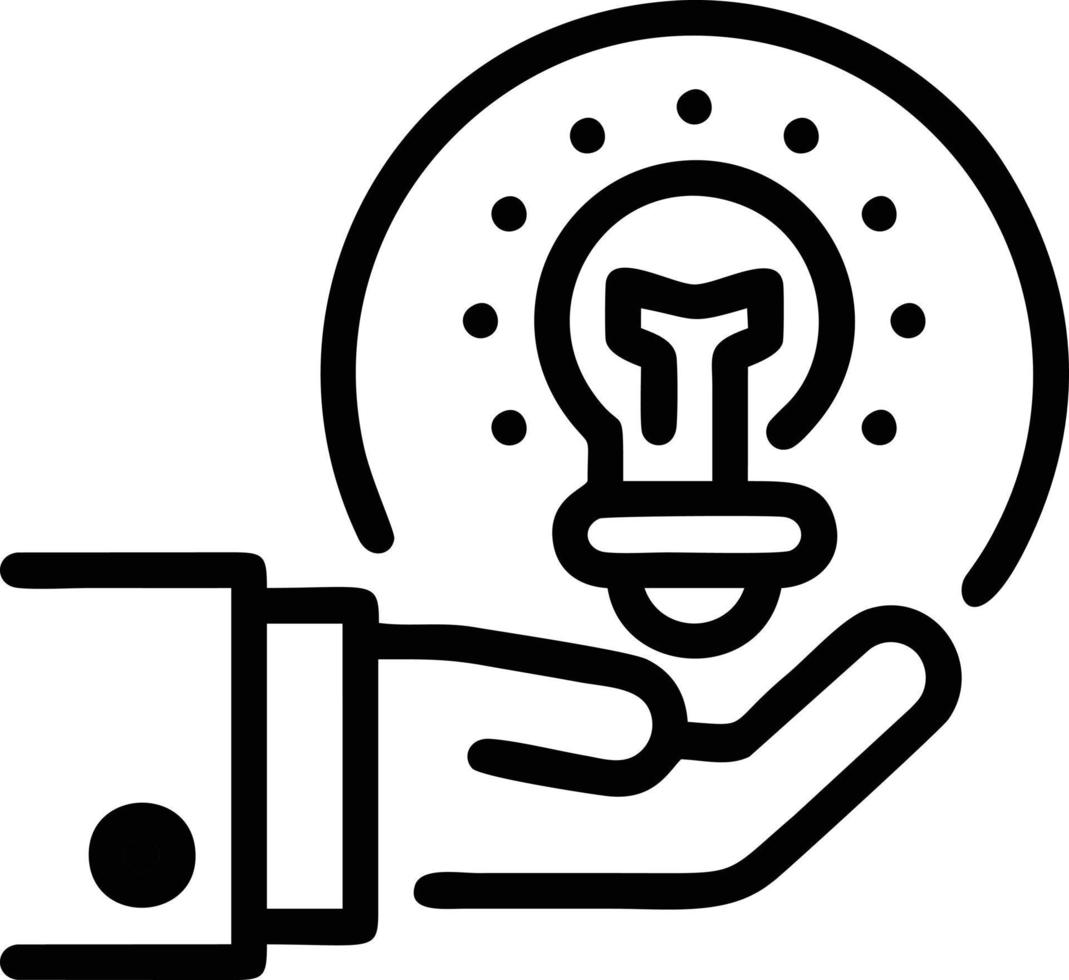 Idea solution icon symbol vector image. Illustration of the creative innovation concept design. EPS 10