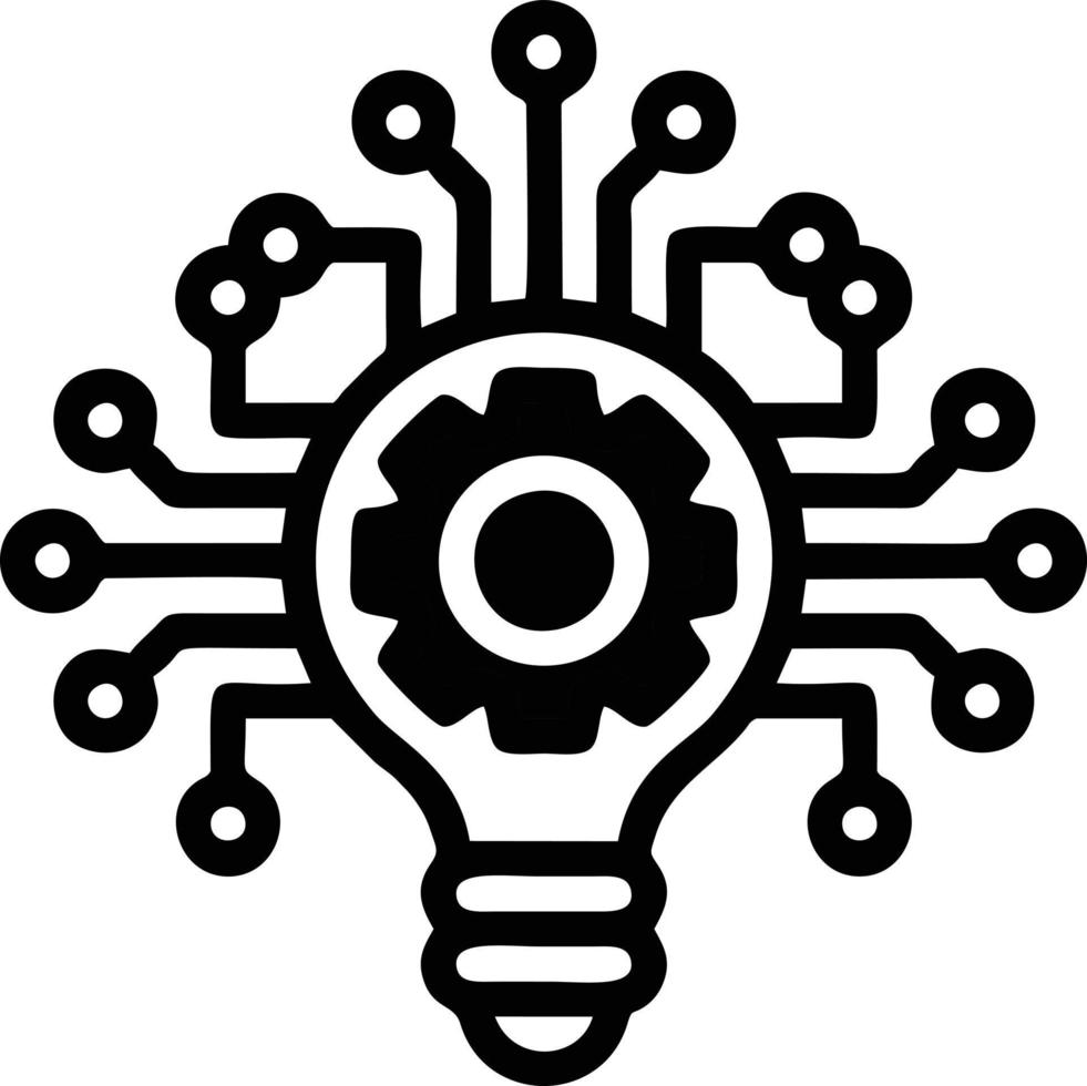 Idea solution icon symbol vector image. Illustration of the creative innovation concept design. EPS 10