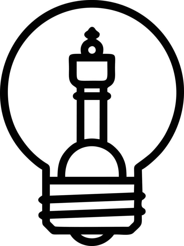 Idea solution icon symbol vector image. Illustration of the creative innovation concept design. EPS 10