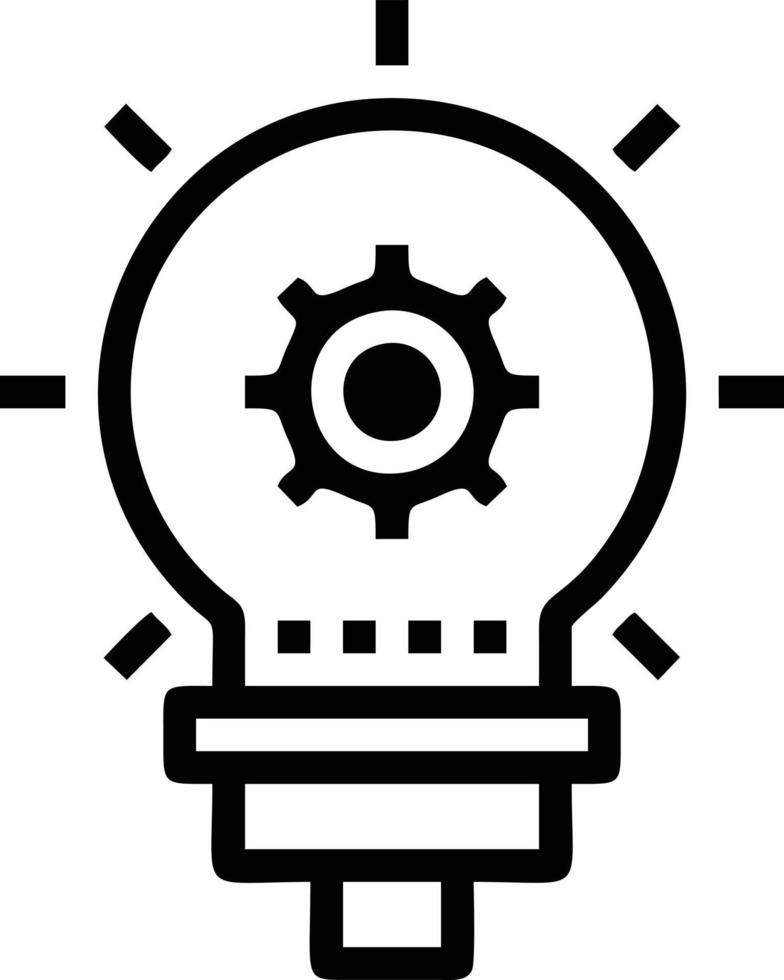 Idea solution icon symbol vector image. Illustration of the creative innovation concept design. EPS 10