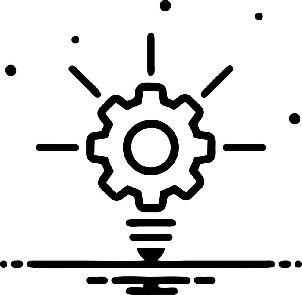 Idea solution icon symbol vector image. Illustration of the creative innovation concept design. EPS 10