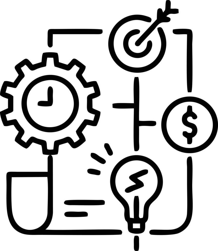 Idea solution icon symbol vector image. Illustration of the creative innovation concept design. EPS 10