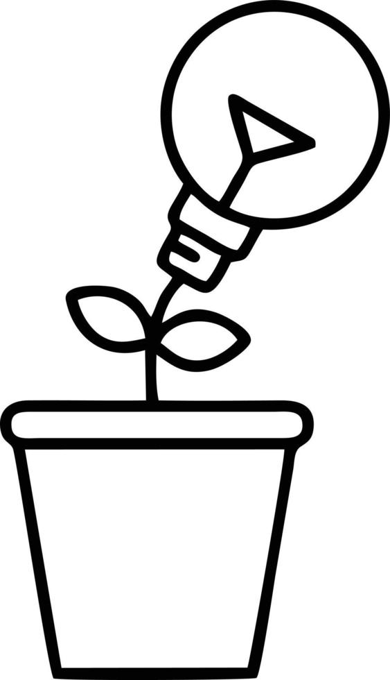 Idea solution icon symbol vector image. Illustration of the creative innovation concept design. EPS 10