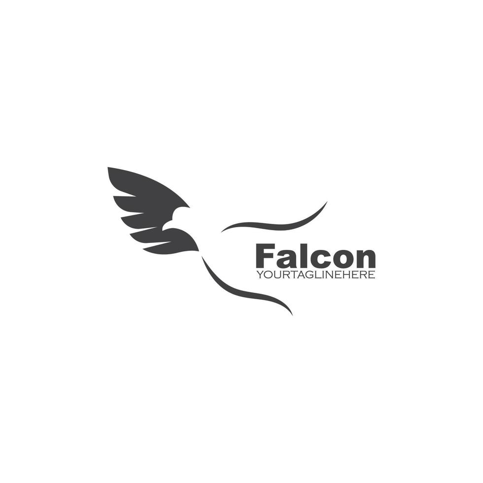 Falcon Eagle Bird Logo Template vector