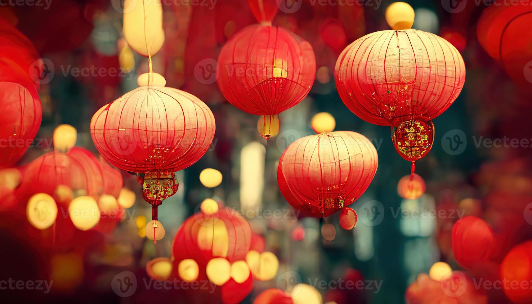 Chinese New Year. AI render photo