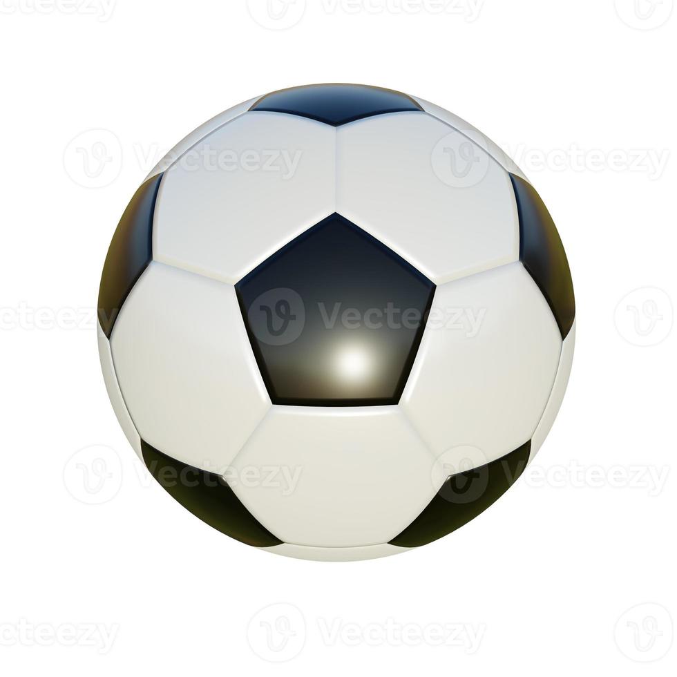 Inflated soccer ball. 3D render. 22097372 Stock Photo at Vecteezy