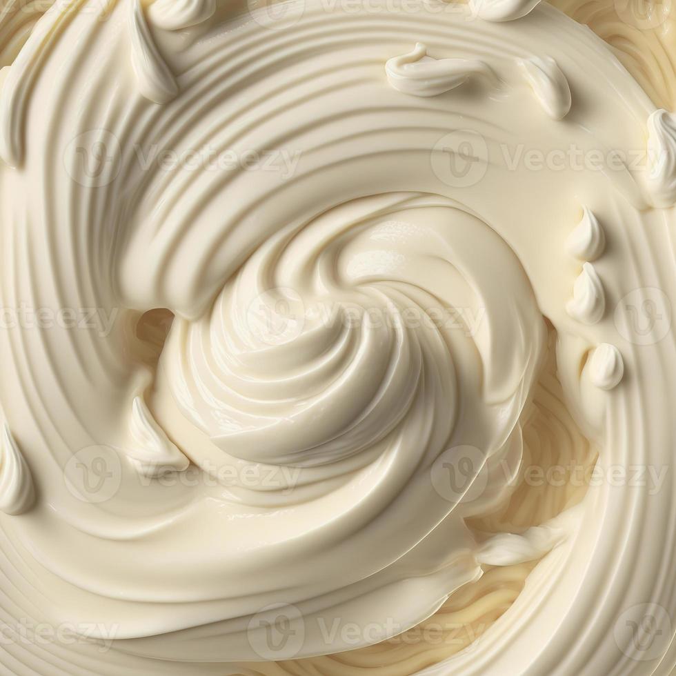 Ice cream texture. AI render photo