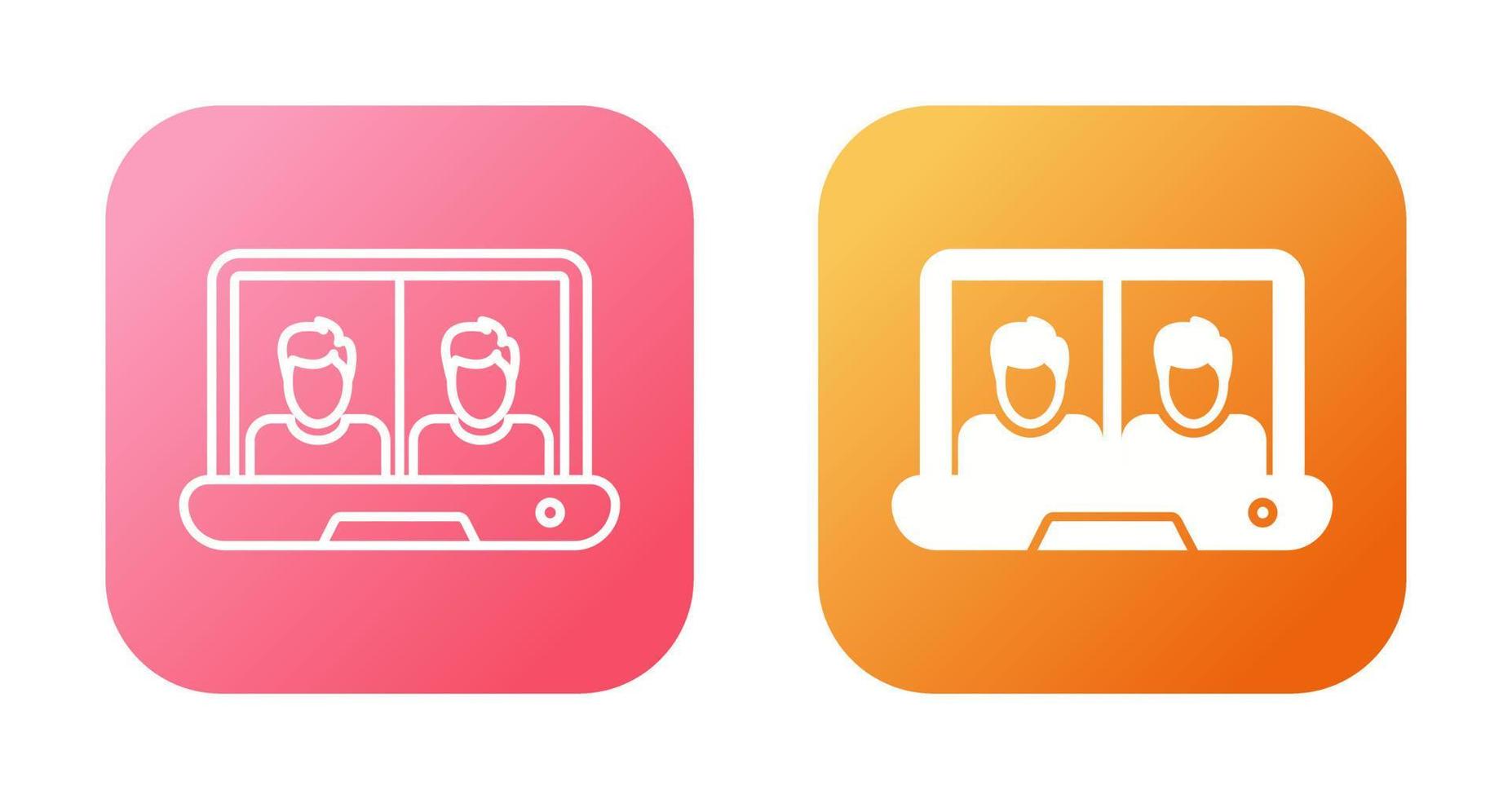 Online Class Vector Icon