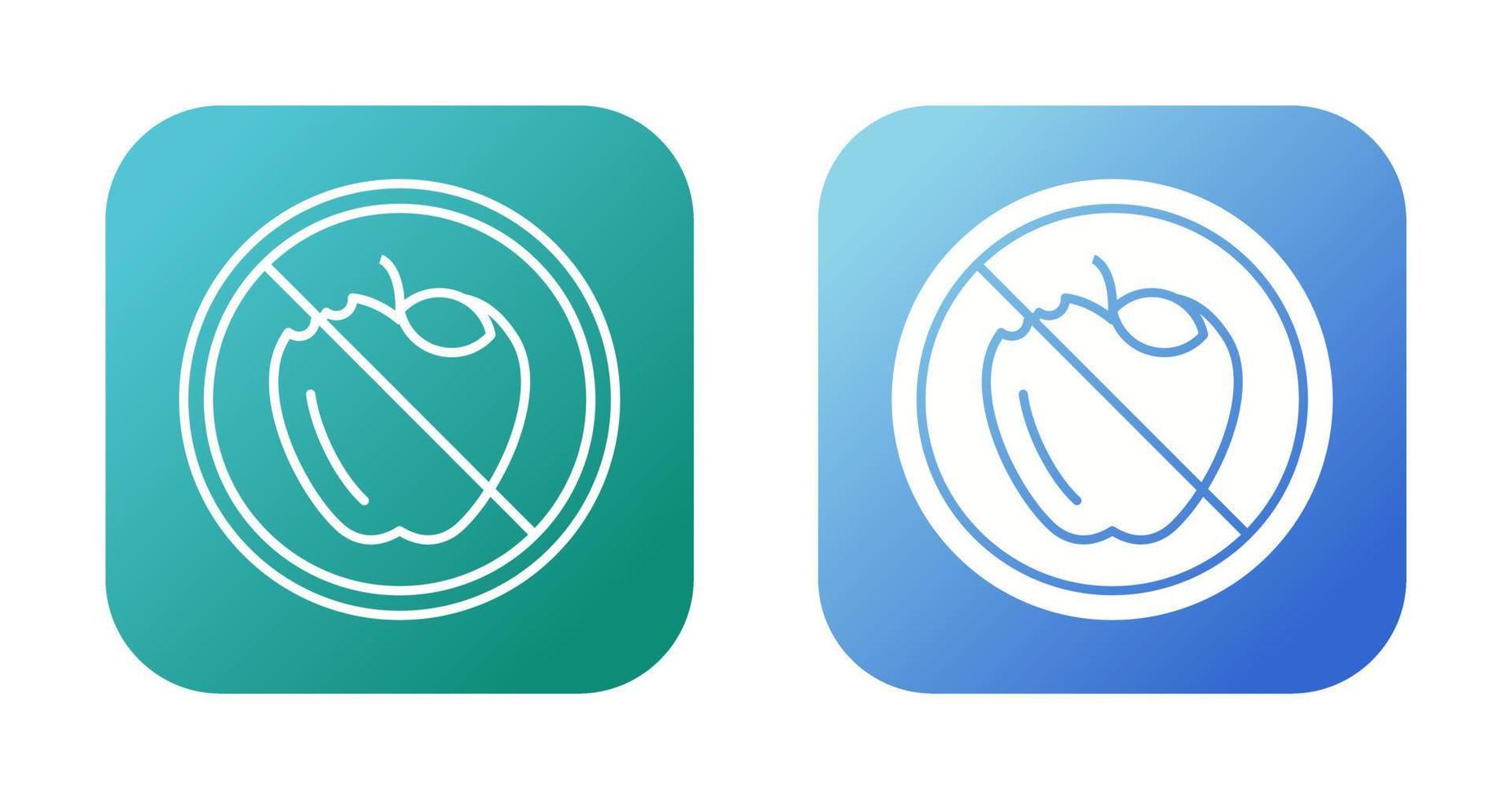 No Food Vector Icon