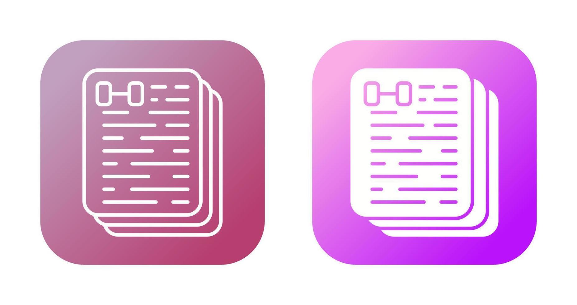 Report Vector Icon
