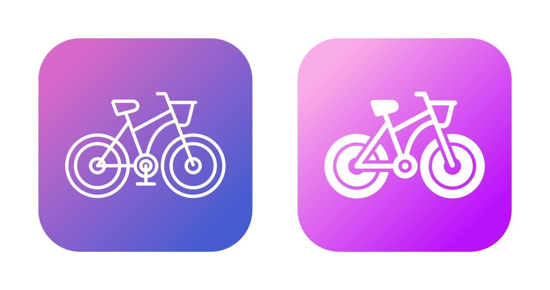 icono de vector de bicicleta