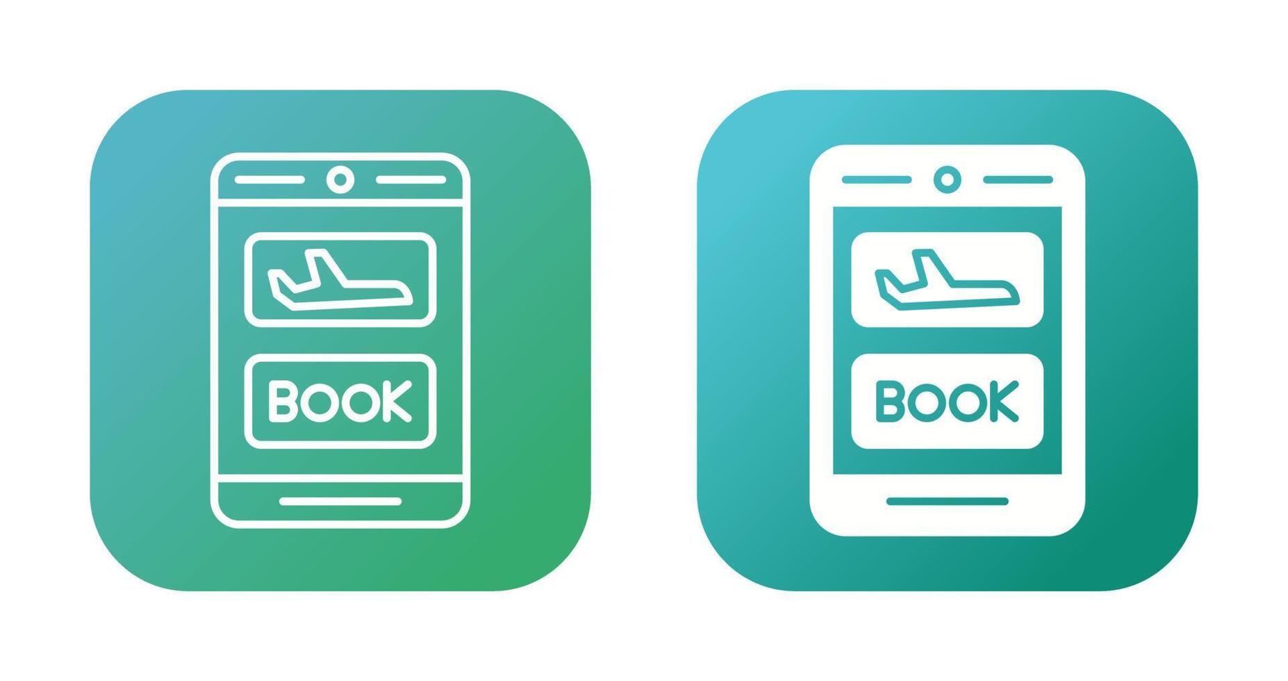 Online Booking Vector Icon
