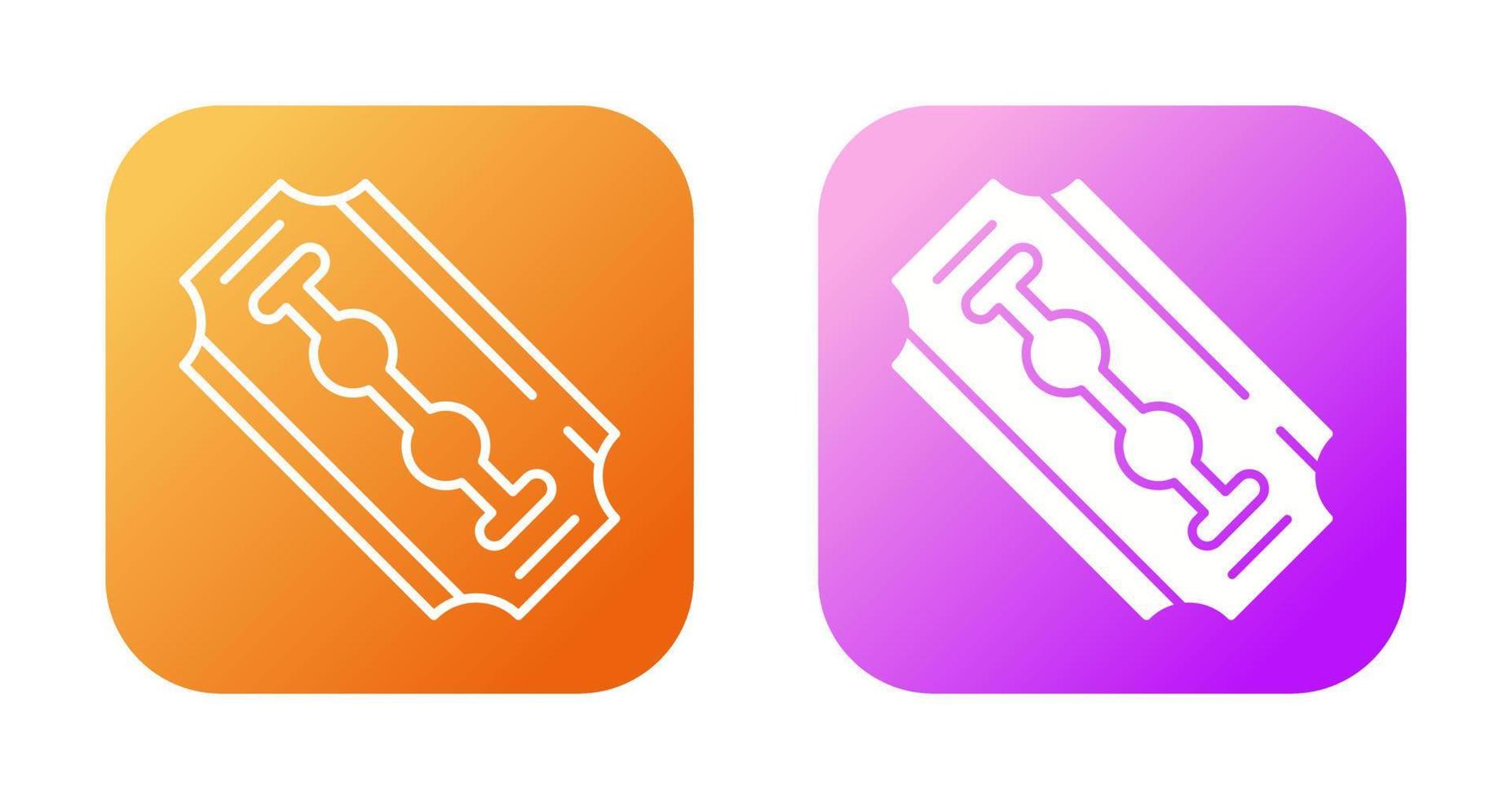 Razor Blade Vector Icon