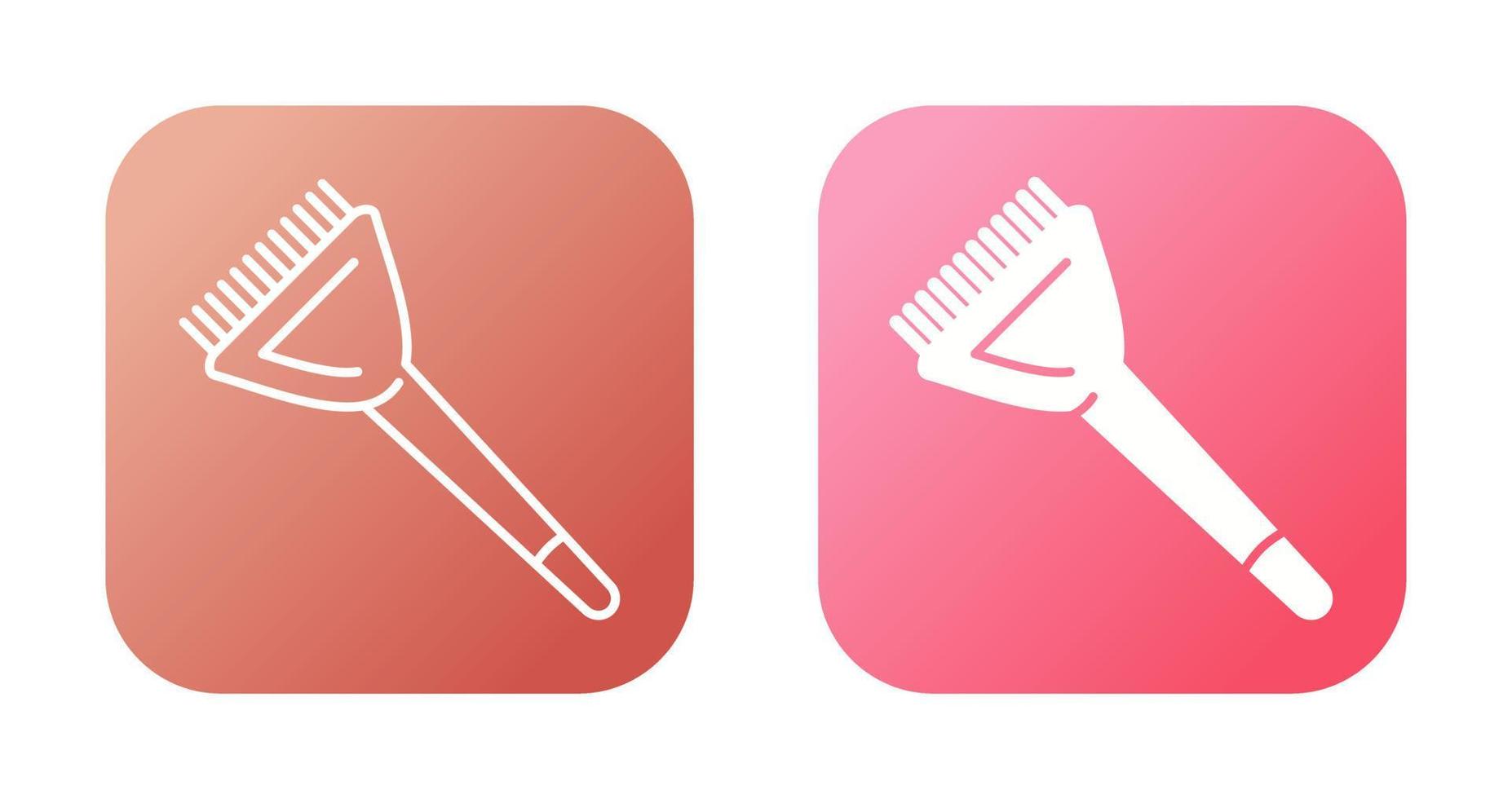 Hair Dye Brush Vector Icon