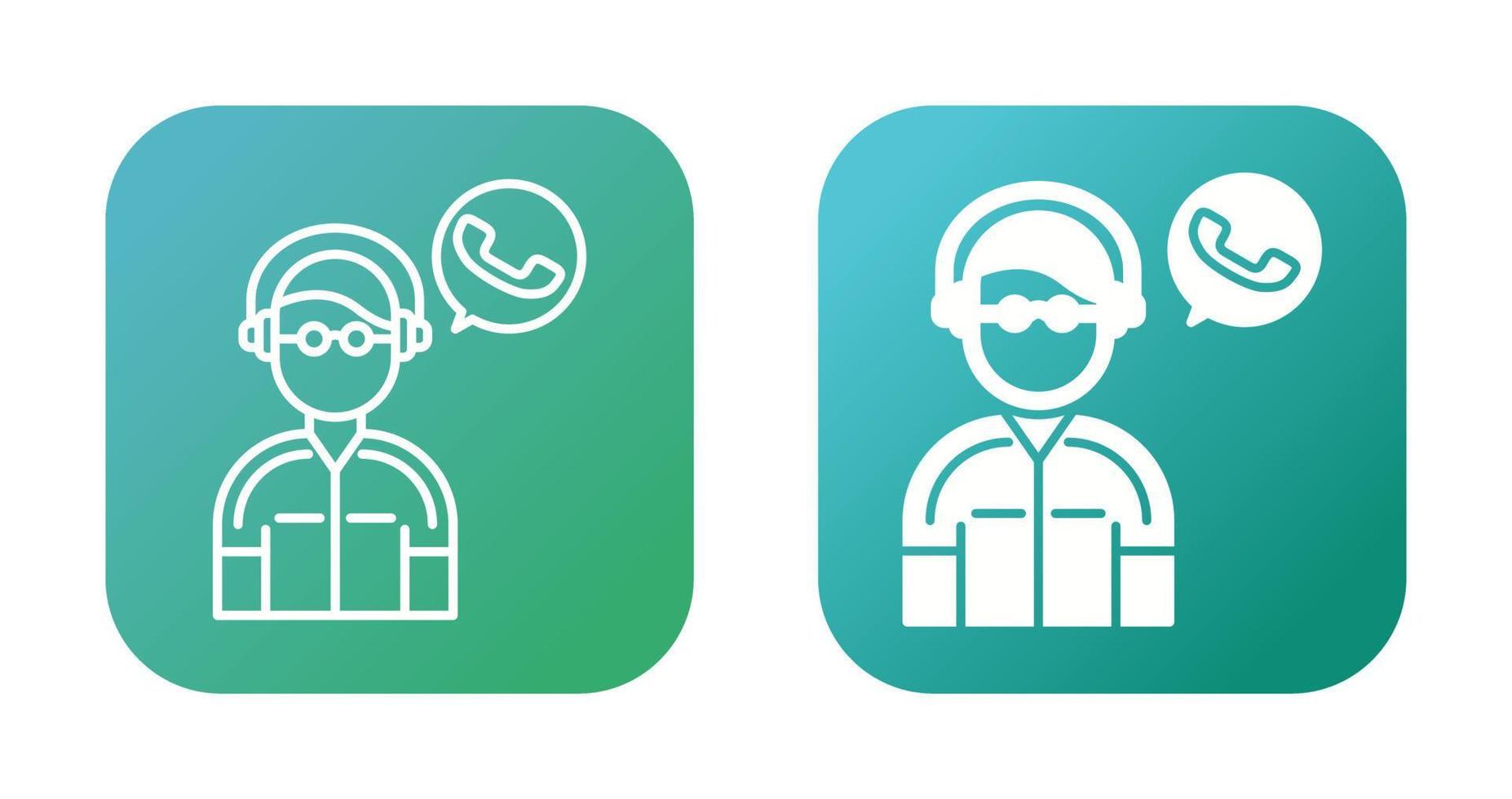 Contact Us Vector Icon
