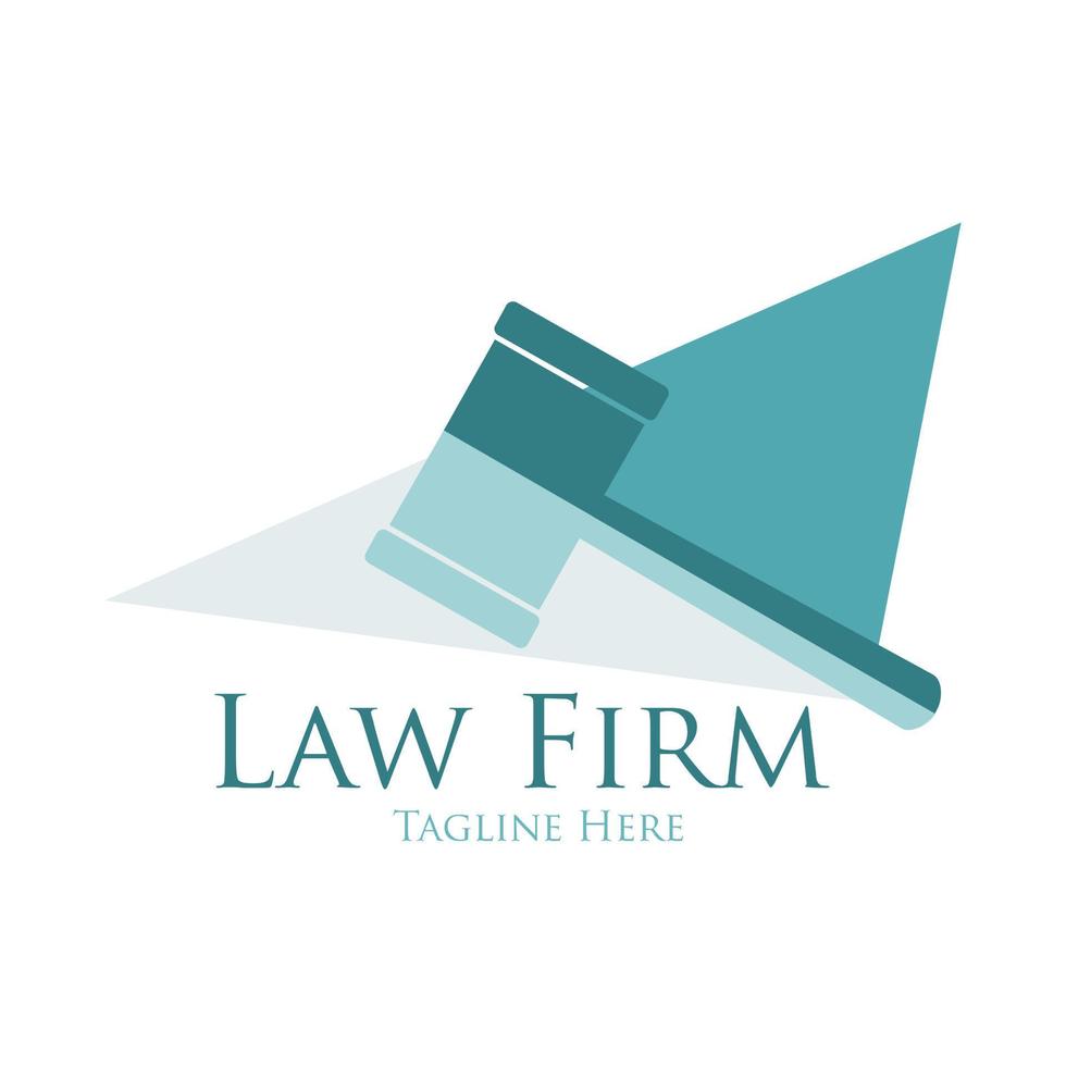 justice law logo design template. attorney at law logo, simple logo, logo for business vector