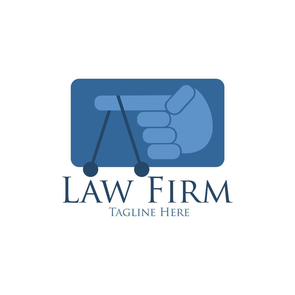 Lawyer Law firm Logo design Feather Quill symbol vector design template