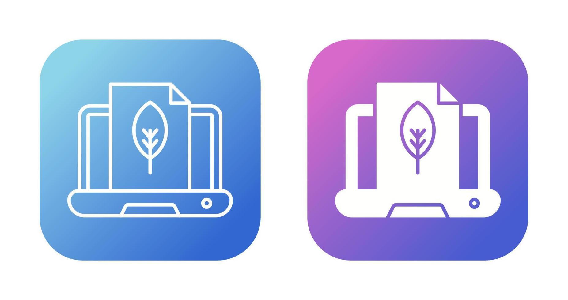 Organic Content Vector Icon