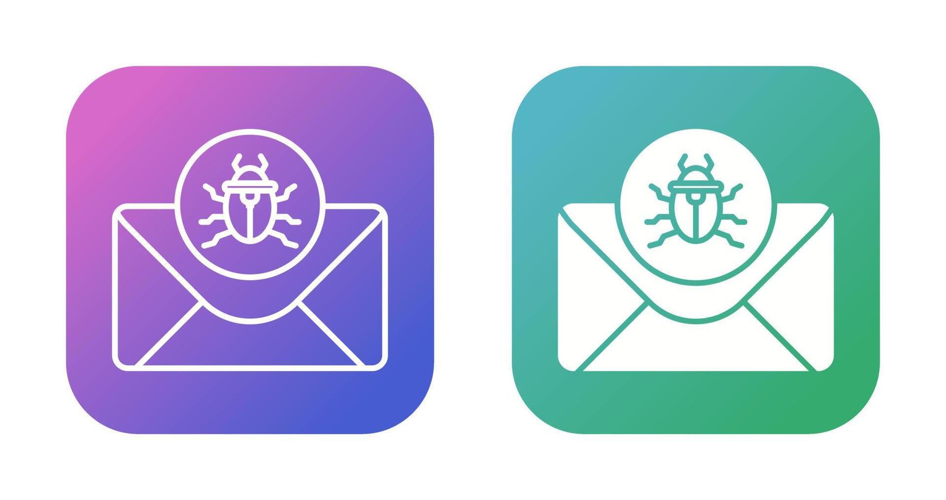 Mail Virus Vector Icon