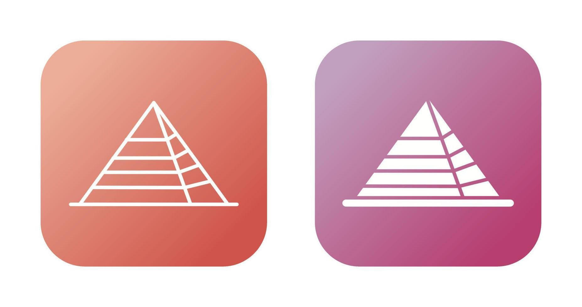 Pyramid Vector Icon