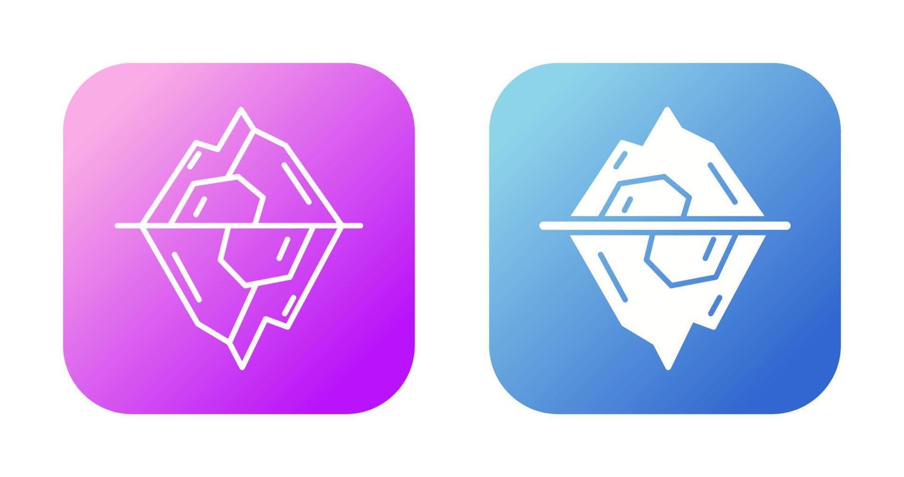 Iceberg Vector Icon