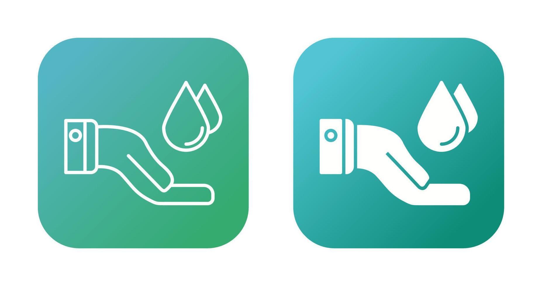 Save Water Vector Icon