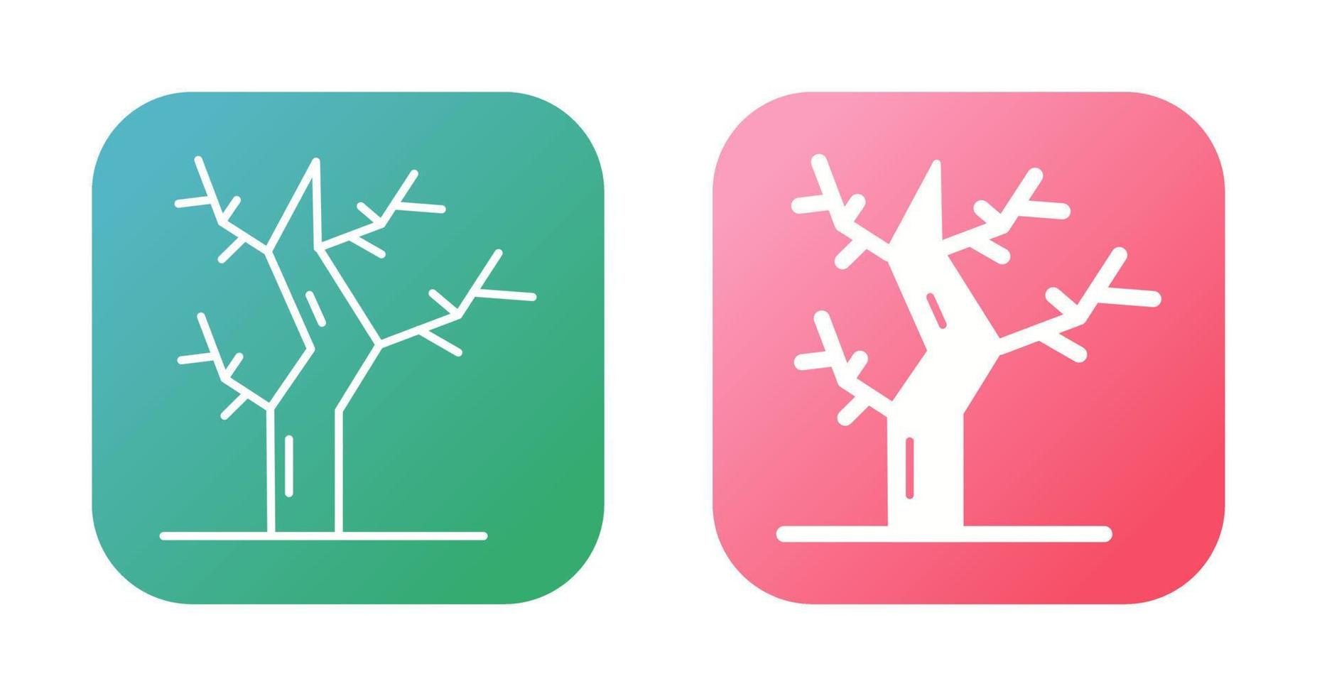 Dry Tree Vector Icon