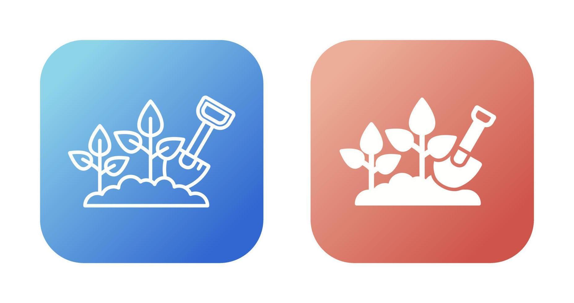 icono de vector de jardinería