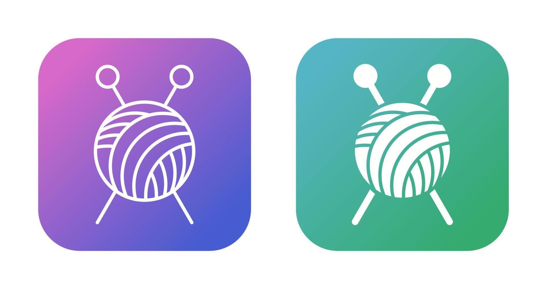 Knitting Vector Icon