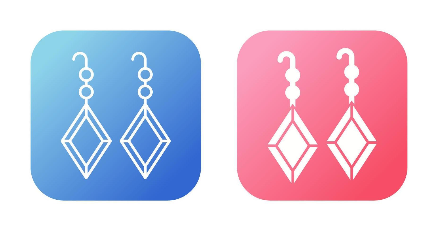 Earrings Vector Icon