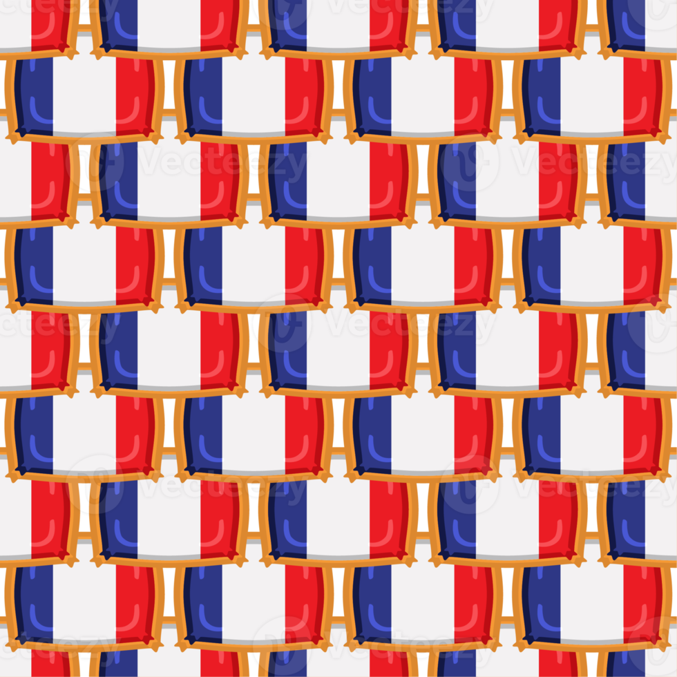 modèle biscuit avec drapeau pays France dans savoureux biscuit png