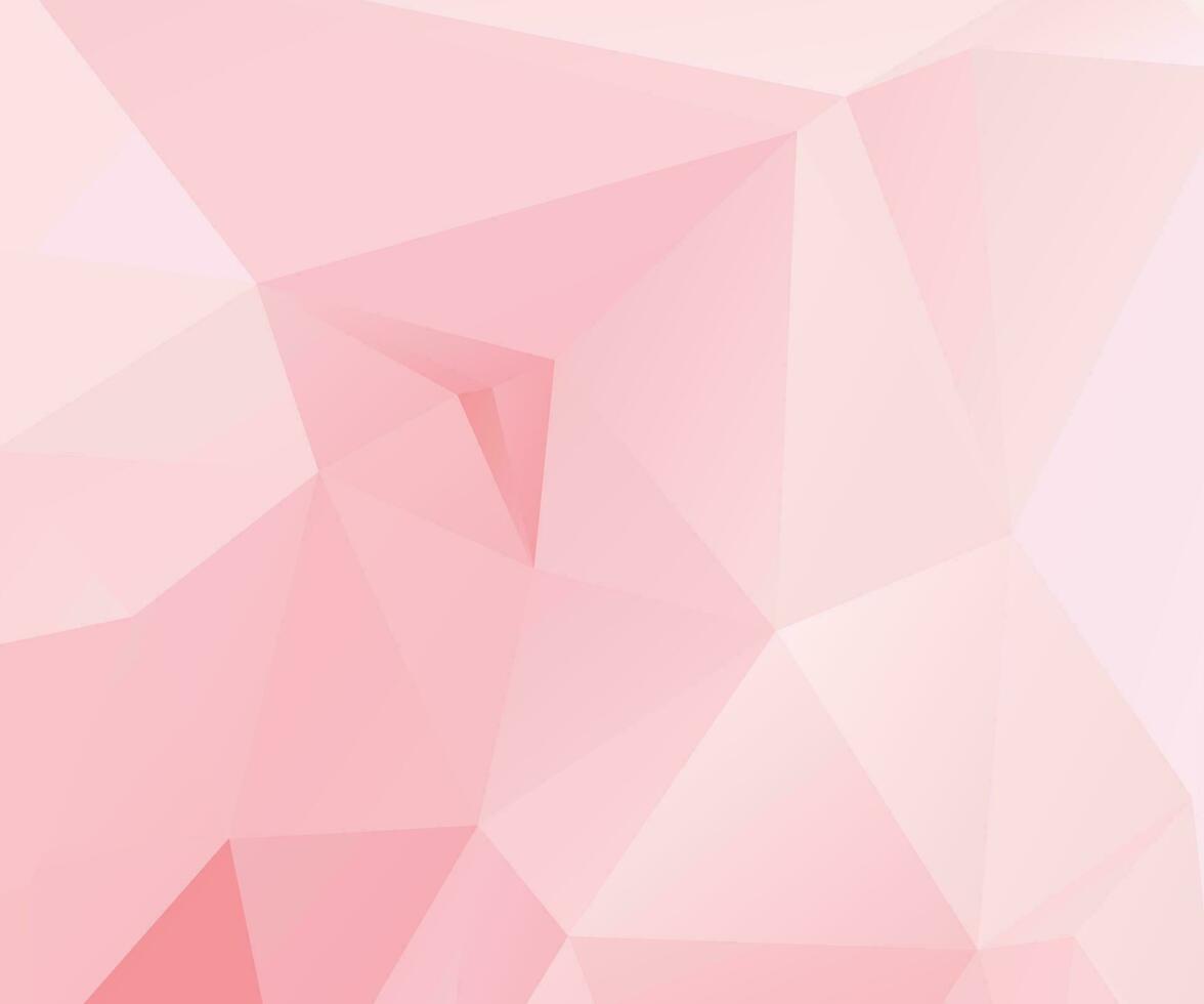 Abstract Pink Color Polygon Background Design, Abstract Geometric Origami Style With Gradient. Presentation,Website, Backdrop, Cover,Banner,Pattern Template vector