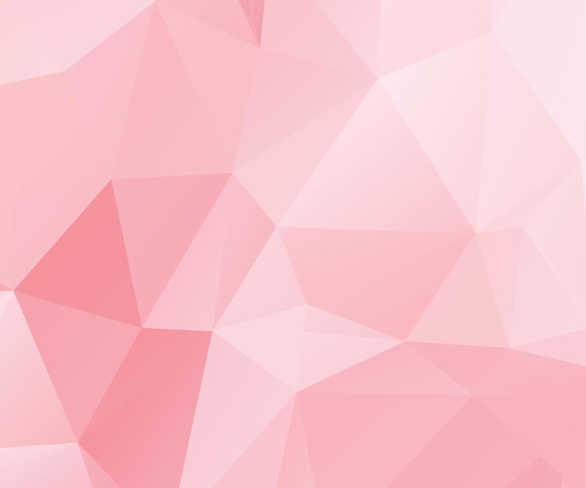 Abstract Pink Color Polygon Background Design, Abstract Geometric Origami Style With Gradient. Presentation,Website, Backdrop, Cover,Banner,Pattern Template vector