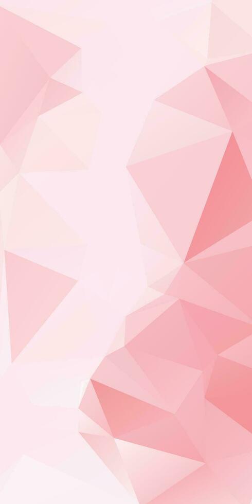 Abstract Pink Color Polygon Background Design, Abstract Geometric Origami Style With Gradient. Presentation,Website, Backdrop, Cover,Banner,Pattern Template vector