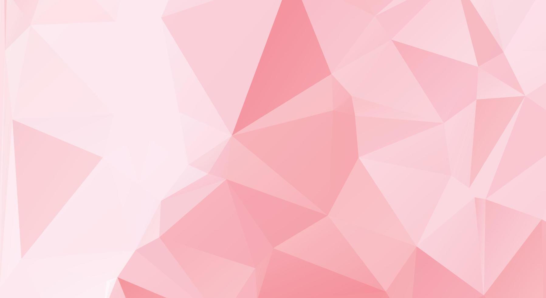 Abstract Pink Color Polygon Background Design, Abstract Geometric Origami Style With Gradient. Presentation,Website, Backdrop, Cover,Banner,Pattern Template vector